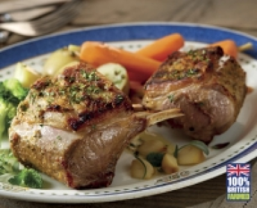 Specially Selected British Lamb Rack with a Garlic and Herb