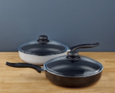 28cm Frying Pan with Glass Lid