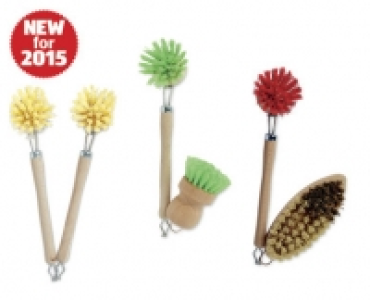 Wooden Kitchen Brush Set