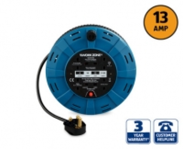 10m 4 Socket Cable Reel