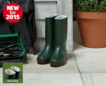 Adults Warm Lined Rainboots