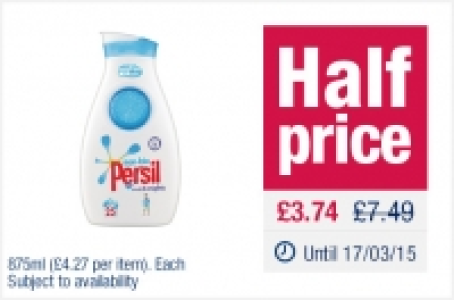 Persil Small and Mighty Liquid 25 Washes £3.74