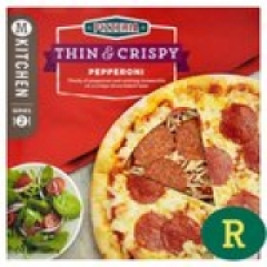 M Kitchen Thin Crust Pepperoni Pizza &pound;2.25