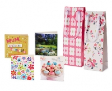 Square Mothers Day Cards/Bottle Bags
