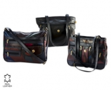 Ladies Patch Leather Handbag