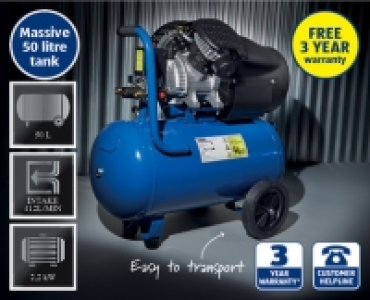 Aldi  3HP 50 Litre Air Compressor