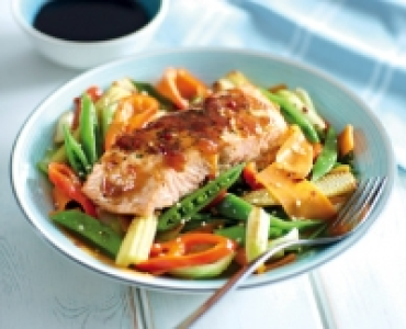 Specially Selected Scottish Salmon Fillets with Soy, Chilli