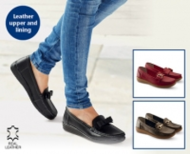 Ladies Leather Loafers