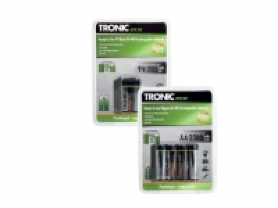 TRONIC Ni-MH Rechargeable Battery Assortment £2.99