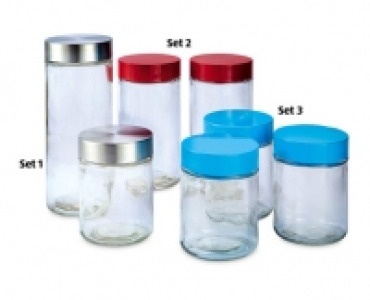 Glass Storage Jar Assortment