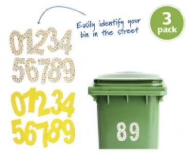 Wheelie Bin Numbers
