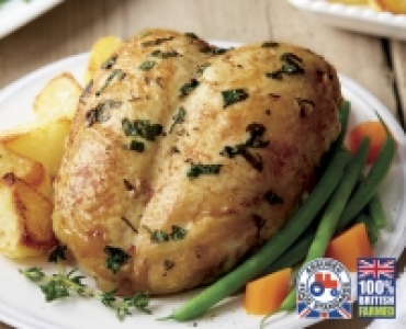 British Chicken Crown with Pork, Sage and Onion Stuffing