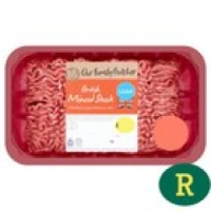 Morrisons British 12% Fat Minced Beef Steak ( &pound;3.29