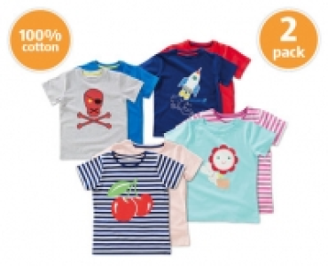 2 Pack Childrens T-Shirts