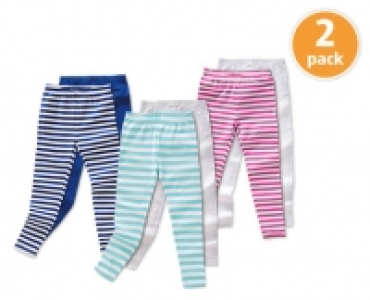 2 Pack Girls Leggings £3.99