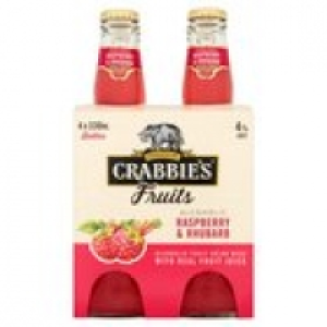 Crabbies Fruit Raspberry & Rhubarb &pound;5.00