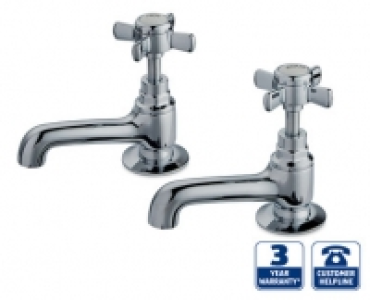 Classic Chrome Basin Taps £19.99