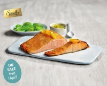 Specially Selected Large Side of Salmon with Honey & Maple G