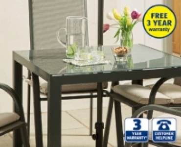 Aluminium Glass Table