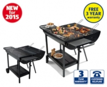 Oil Drum Charcoal Barbecue