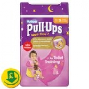 Huggies Pull-Ups Small Night Time Girl £3.50