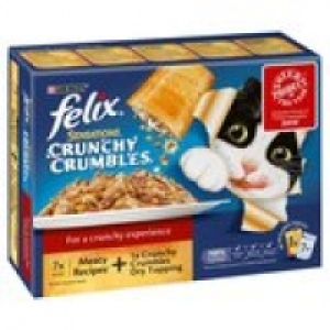 Felix Sensations Crunchy Crumbles Meat £2.50