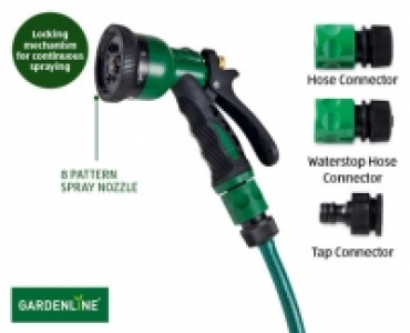 8 Pattern Spray Gun Set £3.99