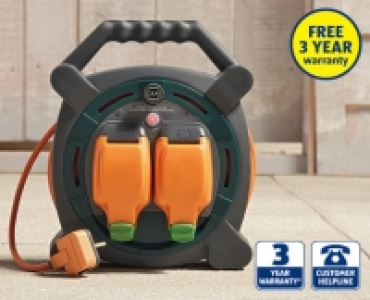 Aldi  20m Weatherproof Cable Reel