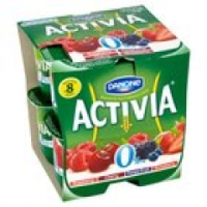 Activia 0% Fat Forest Fruits, Cherry, Blu £2.00