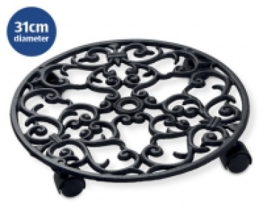 Cast Iron Plant Pot Caddy