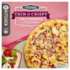 M Kitchen Thin Crust Ham & Pineapple £2.25