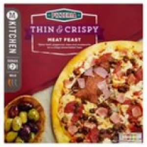 M Kitchen Thin Crust Meat Feast &pound;2.25