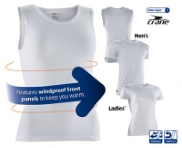Mens/Ladies Windproof Base Layer Vest/Shirt