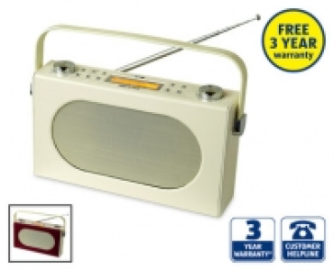 Vintage Style DAB & FM Radio £29.99