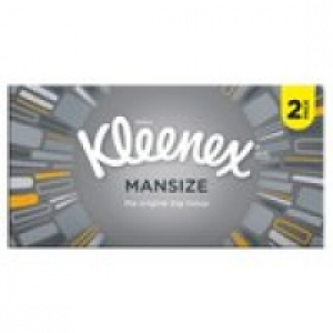 Kleenex Mansize White Tissues Twi &pound;3.00