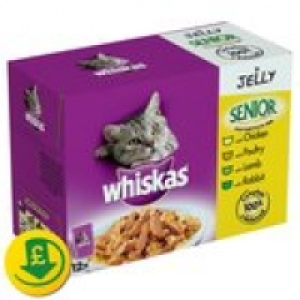 Whiskas Senior Pouches in Jelly &pound;2.75