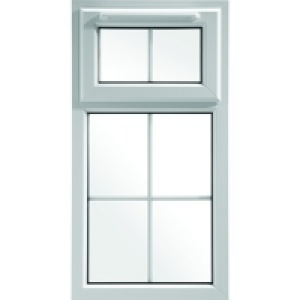 Georgian Bar PVCu Window Top Hung