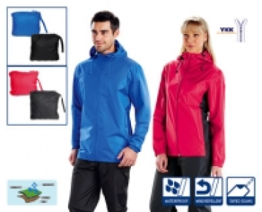 Mens/Ladies Packable Rain Jacket and Trousers