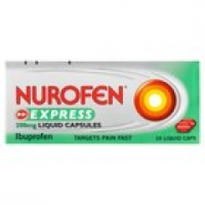 Nurofen Express Liquid Capsules 200mg &pound;3.50