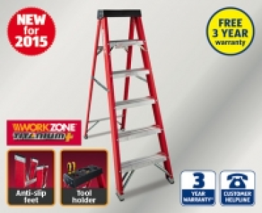 Premium 6 Tread Fibreglass Stepladder
