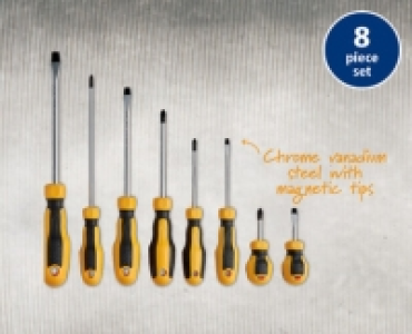 8 Piece Screwdriver Set £3.99