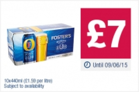 Fosters Lager Cans £7.00