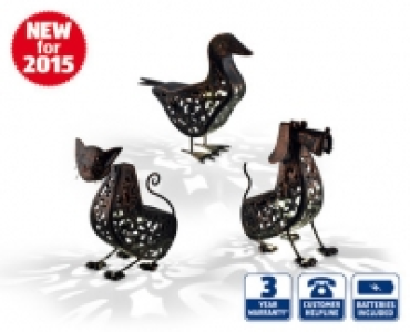 Solar Garden Animals