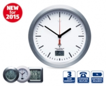 Radio-Controlled Bathroom Clock