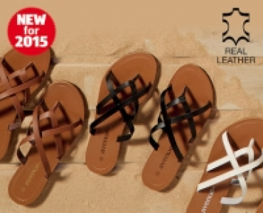 Ladies Leather Summer Sandals