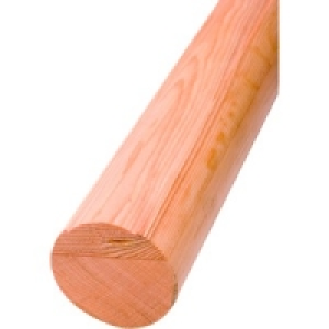 Axxys Hemlock Round Handrail 3.6m