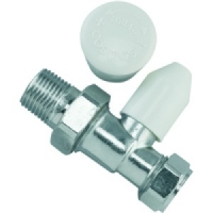 Straight Radiator Valve 15mmx1/2in
