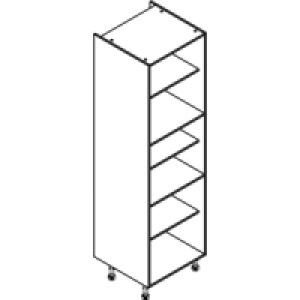 Larder Appliance Unit Walnut 600x2145mm