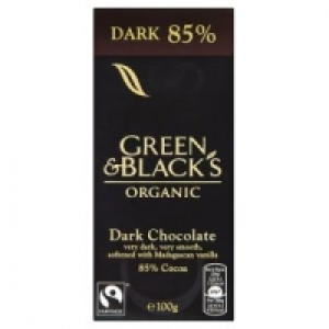 Organic Dark 85% Chocolate £2.19