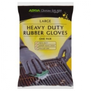 Asda Asda Heavy Duty Rubber Gloves Large
